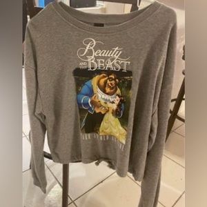 Women’s medium Disney beauty and the beast sweater NWOT